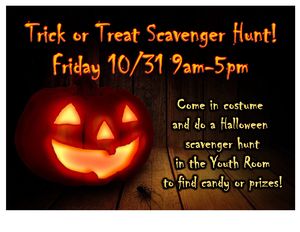 Trick-or-Treat Scave Trick-or-Treat Scave